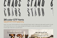 Marquee Chaos View - Color Fonts Product Image 2