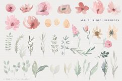 Watercolor Floral Clipart - Blooming Spring Product Image 3