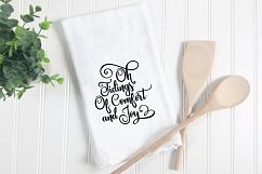 Oh Tidings of Comfort and Joy - Christmas SVG Cut File - DXF Product Image 2