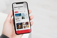 iPhone X Mock-Up Office Style Product Image 7