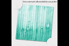 16 Aquamarine Wood Texture Digital Papers, Barn Wood Papers Product Image 4