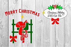 Christmas/Holiday SVG Cut File Product Image 1