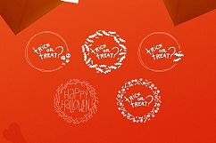 Halloween Wreaths Vector Pack Product Image 4