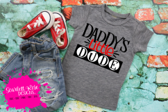 Daddy's Little Dude SVG Product Image 1