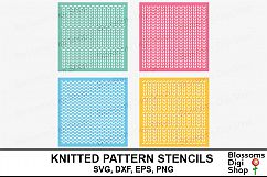 Knitted Pattern Stencils Product Image 1