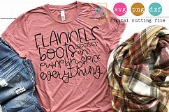 Flannels Boots Leggings And Pumpkin Spice Everything  Product Image 1