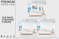 Pillows &amp; Frames Set - Coastal Style Product Image 2