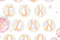 Lovely Monograms Twin - SVG included Product Image 3