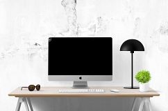 computer mockup &amp; desk mockup bundle Product Image 6