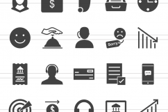 50 Business Glyph Icons Product Image 2