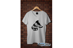 wolf never give up svg, eps,dxf  for cutting machine or iron tshirt  Product Image 1
