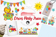 Circus Party Train  graphics and illustrations Product Image 1