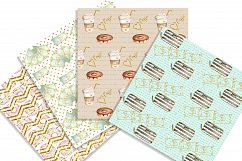 Summer Shopping digital background papers Product Image 2