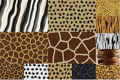 Vector animal fur textures Product Image 2