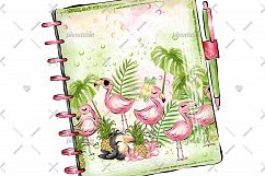 Tropical Planner Cliparts Product Image 3