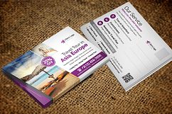 Holiday Travel Postcard &amp; Rack card DL Flyer Product Image 9
