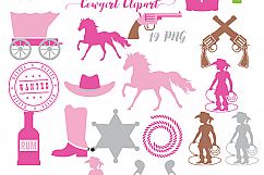 Cowgirl Clipart Product Image 1