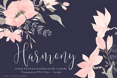 Watercolor Floral Clipart - Harmony Product Image 3