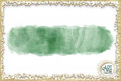 Green Shamrocks Clover Glitter Brush Strokes 24 PNG clipart Splashes  Product Image 6