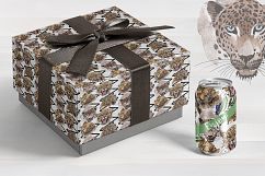 Leopard PNG watercolor set Product Image 4