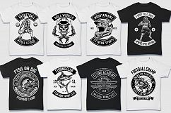 200 Vector Tshirt Designs B/W Concept Product Image 10