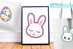 Easter bunny emoji graphics and illustrations Product Image 5