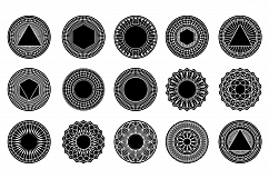 100 Geometric Vector Shapes CSH Product Image 11