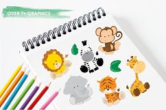 Baby Safari graphics and illustrations Product Image 3