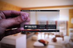 Transparent Youtube Business Card Product Image 2