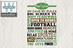 Football Cutting Files KWD006f Product Image 1