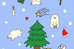 Christmas bears and patterns Product Image 2