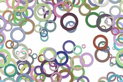40 Seamless Circle Backgrounds (AI, EPS, JPG 5000x5000) Product Image 5