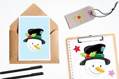 Christmas Faces graphics and illustrations Product Image 4