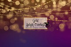 Gold Bokeh Overlays Product Image 1