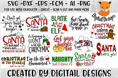 Funny Sarcastic Naughty Christmas SVG Bundle Product Image 1