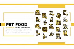 Pet Products Food Landing Header Vector Product Image 1