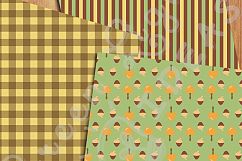 Fall Clipart Set and Digital Papers Product Image 3