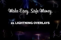 21 Lightning Photoshop Overlays Product Image 2