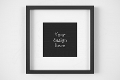Styled black matted frame mockup Product Image 1
