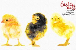 Easter Nest - Watercolor Illustrations Product Image 3