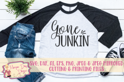 Gone Junkin' SVG, DXF, AI, EPS, PNG, JPEG Product Image 1