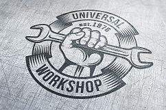 Repair workshop logo set Product Image 2