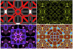 10 Techno Pattern Backgrounds Product Image 2