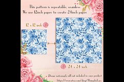 100 Seamless Watercolor Rustic Flower Digital Papers Product Image 3