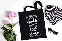 If you stumble make it part of the dance SVG cut file Product Image 2