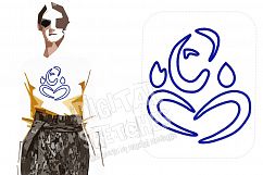 Ganesha Ganapati Elephant Applique Machine Embroidery Design Product Image 1