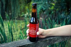 Beer Glass and Bottle Mock-up Bundle #1 Product Image 5