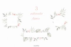 Green Leaves. Wedding watercolor decor Product Image 3
