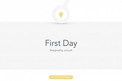 First Day PowerPoint Template Product Image 2