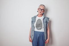 Old Woman T-Shirt Mock-Up Product Image 5